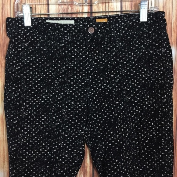 Pilcro & The Letterpress Serif Corduroy Anthropologie Ankle Crop Like New Sz 28 - Picture 4 of 8